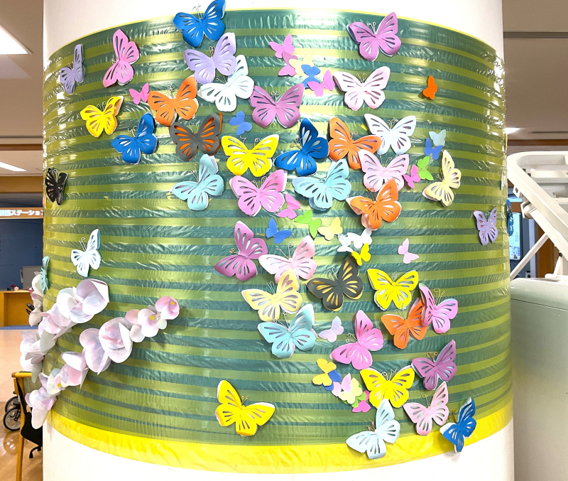 🌼季節の壁面飾り🏵️